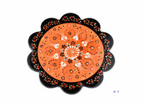 Turkish Ceramic Trivet Dantel Collection Orange Ceramic Sydney Grand Bazaar 7 