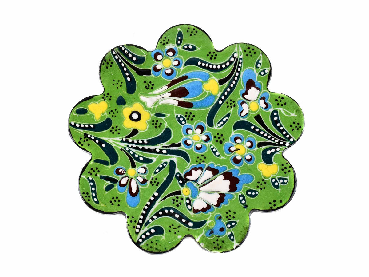 Turkish Coasters Flower Collection Light Green Ceramic Sydney Grand Bazaar 4 