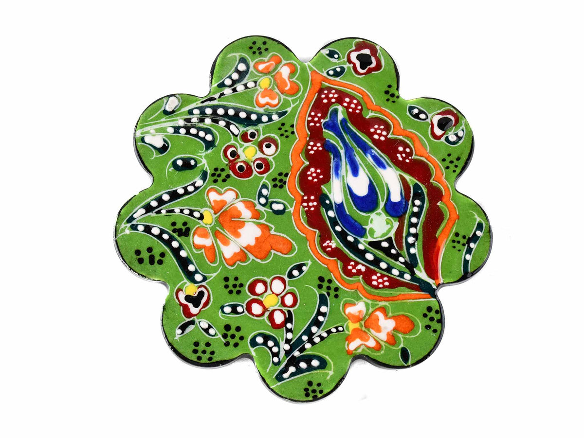 Turkish Coasters Flower Collection Light Green Ceramic Sydney Grand Bazaar 14 