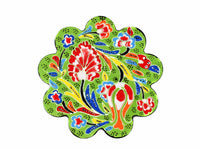 Turkish Coasters Flower Collection Light Green Ceramic Sydney Grand Bazaar 29 