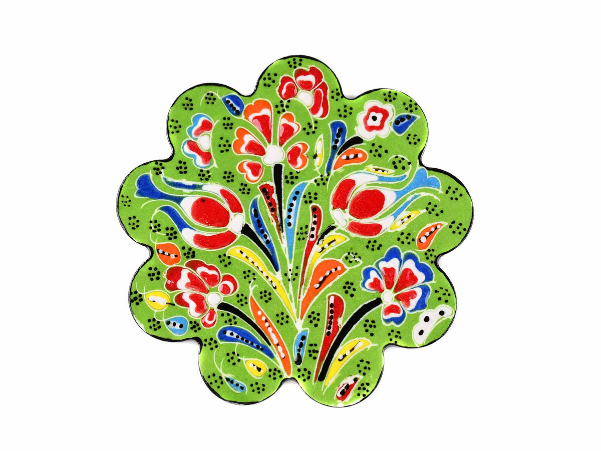 Turkish Coasters Flower Collection Light Green Ceramic Sydney Grand Bazaar 25 