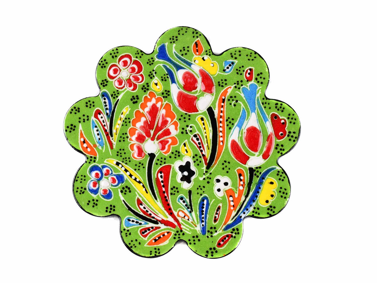 Turkish Coasters Flower Collection Light Green Ceramic Sydney Grand Bazaar 27 