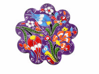 Turkish Coasters Flower Collection Purple Ceramic Sydney Grand Bazaar 3 
