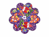 Turkish Coasters Flower Collection Purple Ceramic Sydney Grand Bazaar 5 