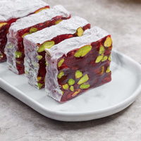 Turkish Delight Pomegranate Pistachio Croquant Turkish Delights Sydney Grand Bazaar 