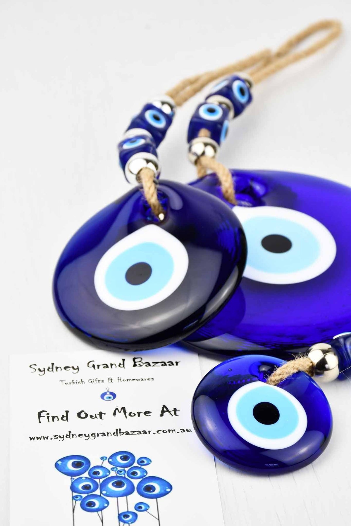 Turkish Evil Eye Glass Beads Wall Ornaments Evil Eye Sydney Grand Bazaar 