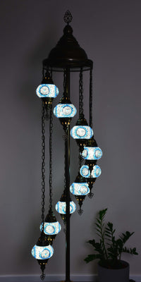 Turkish Floor Lamp 9 Glasses Lighting Sydney Grand Bazaar 