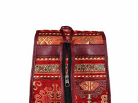 Turkish Handbag Backpack Aztec Red Rusty Textile Sydney Grand Bazaar 