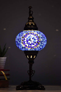 Turkish Lamp Cobalt Blue Beads Star Lighting Sydney Grand Bazaar 