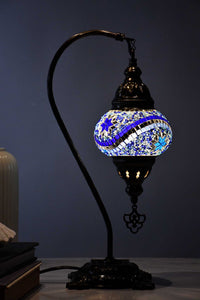 Turkish Lamp Hanging Blue Aqua Round Star Lighting Sydney Grand Bazaar 