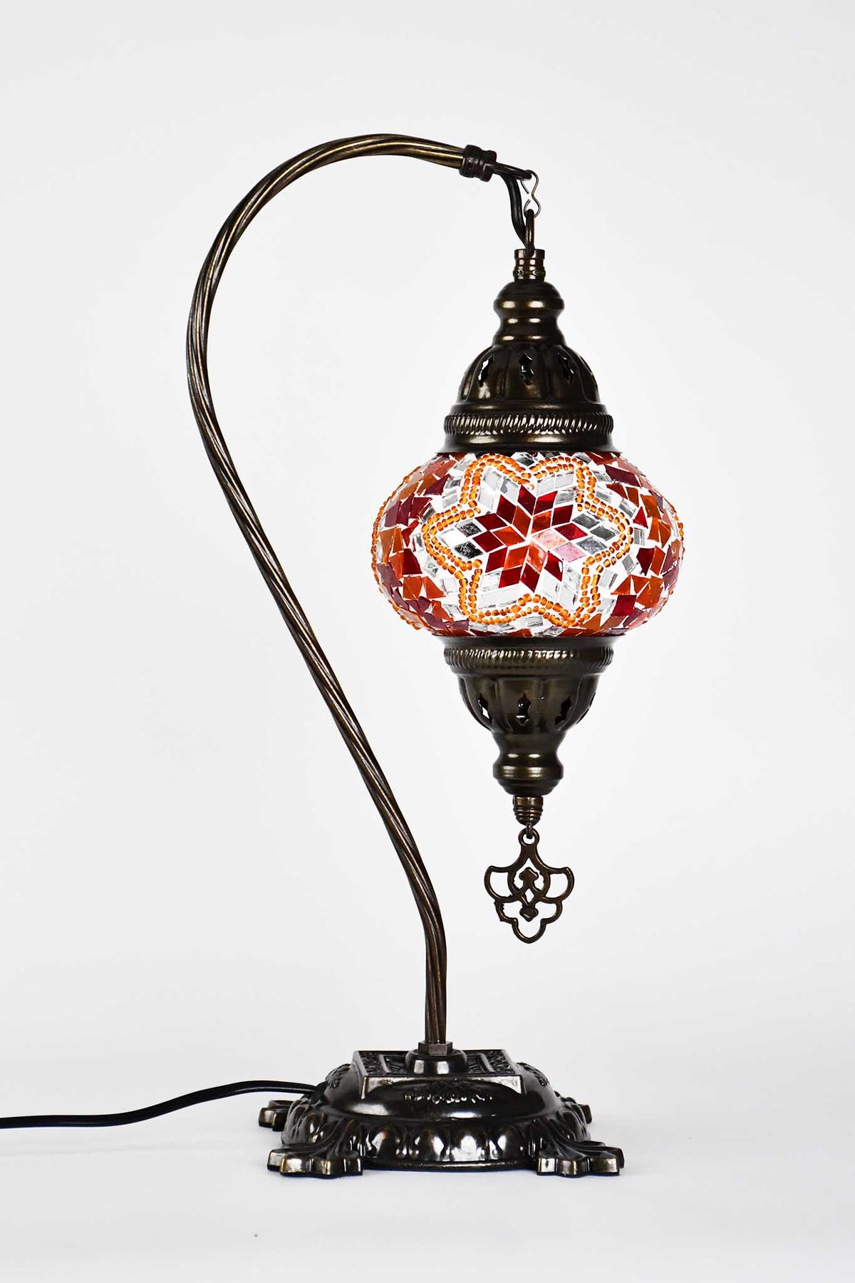 Turkish Lamp Hanging Red Orange Star Lighting Sydney Grand Bazaar 