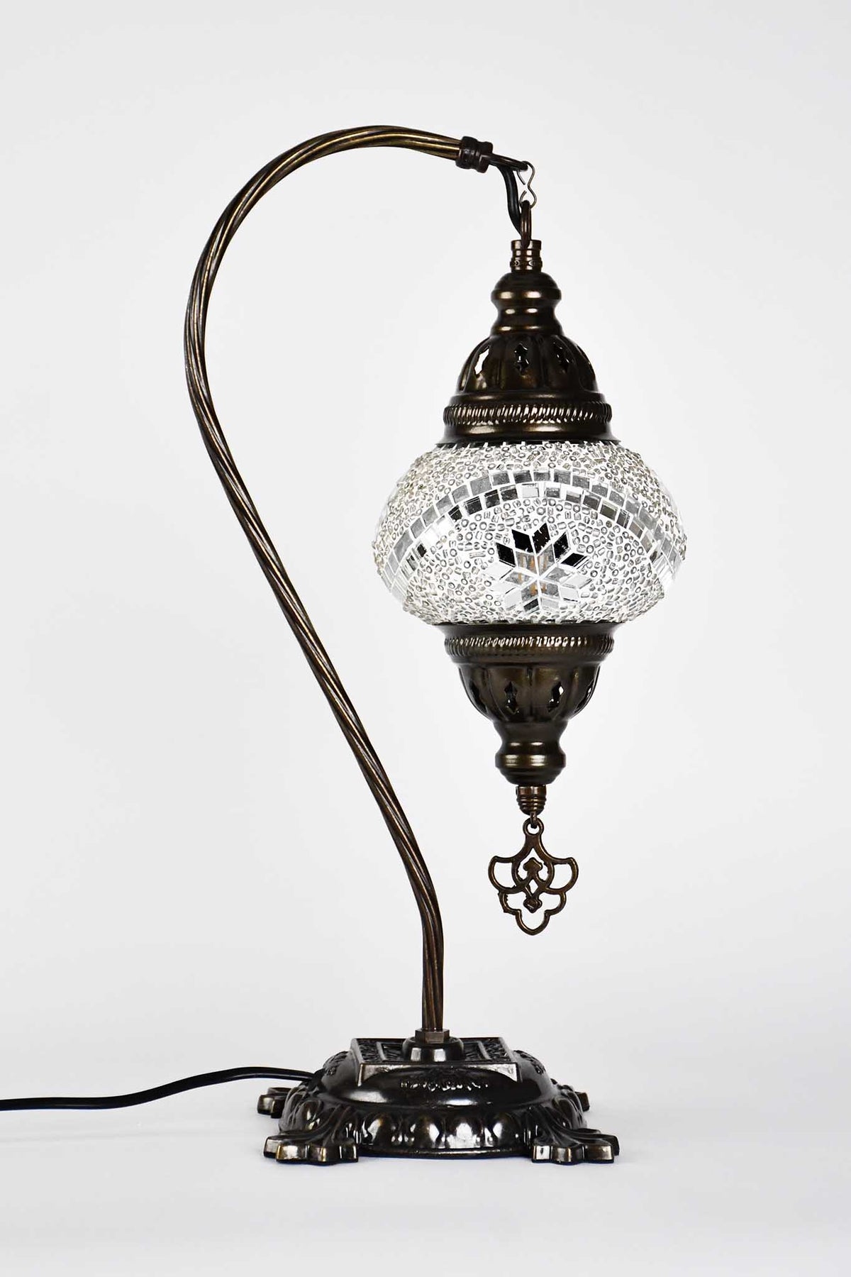 Turkish Lamp Hanging White Round Star Lighting Sydney Grand Bazaar 