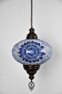 Turkish Pendant Light Blue Beads Star B5 Lighting Sydney Grand Bazaar 