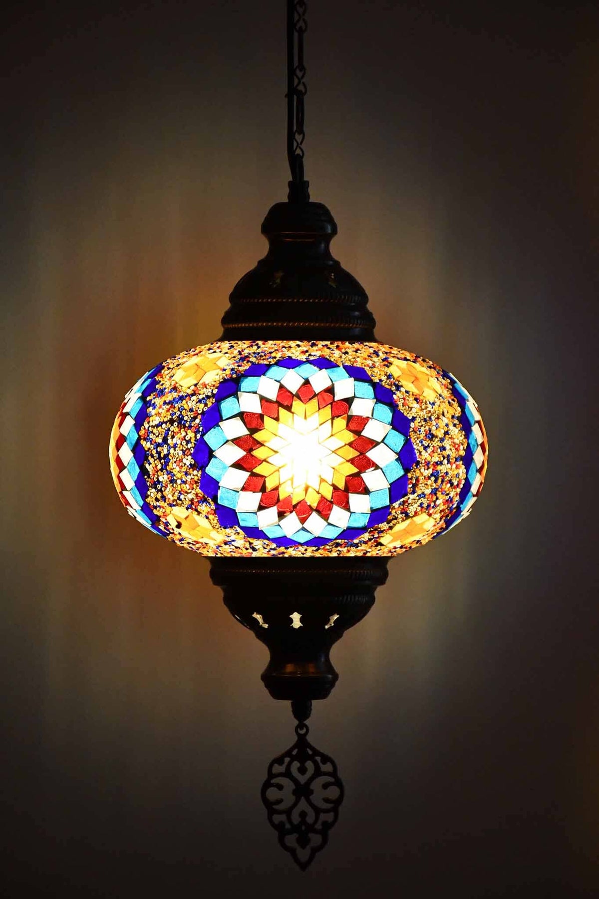 Turkish Pendant Light Colourful Beads Star B4 Lighting Sydney Grand Bazaar 