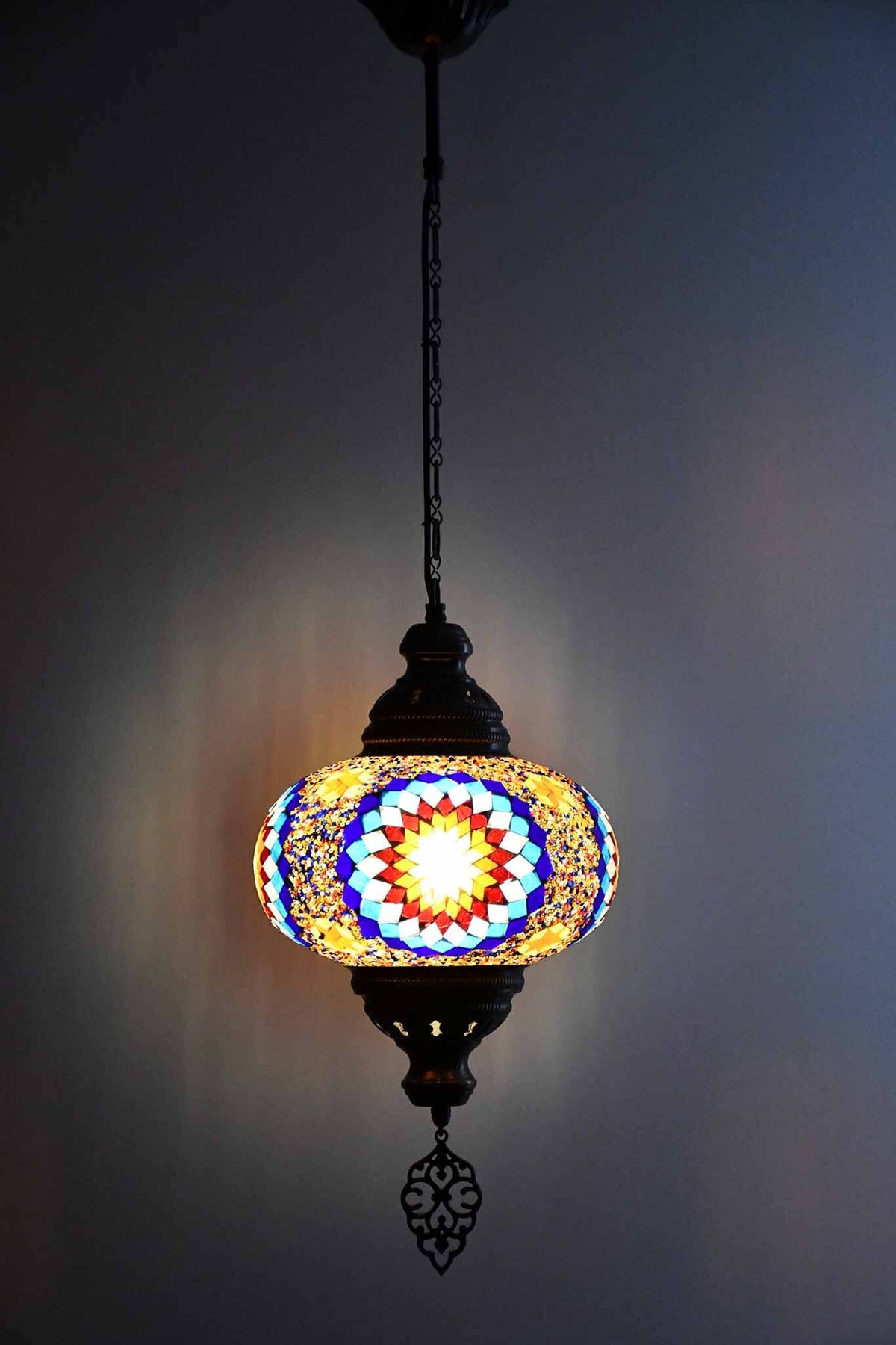 Turkish Pendant Light Colourful Beads Star B4 Lighting Sydney Grand Bazaar 