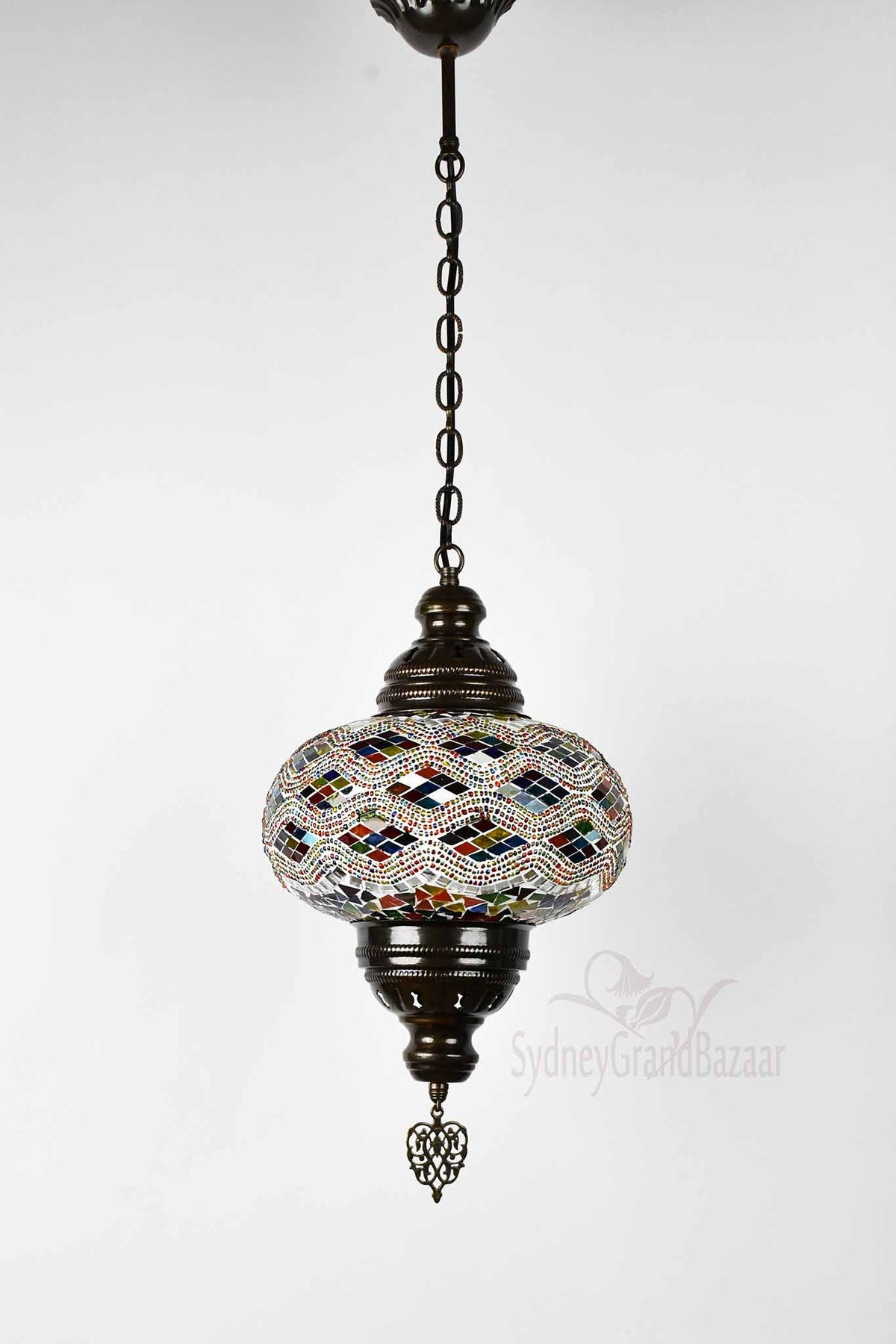 Turkish Pendant Light Colourful Kilim Beads B4 Lighting Sydney Grand Bazaar 