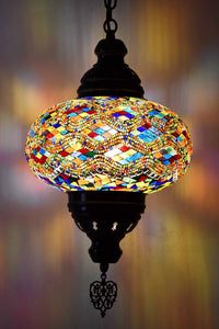 Turkish Pendant Light Colourful Kilim Beads B4 Lighting Sydney Grand Bazaar 