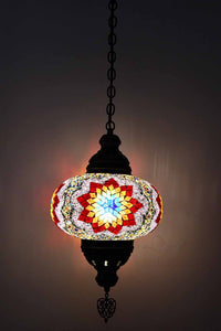 Turkish Pendant Light Colourful Star Pink Beads B4 Lighting Sydney Grand Bazaar 