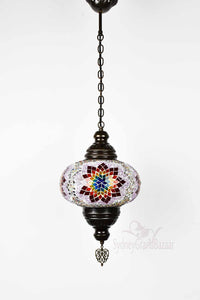 Turkish Pendant Light Colourful Star Pink Beads B4 Lighting Sydney Grand Bazaar 