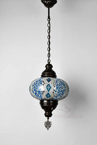 Turkish Pendant Light Diamond Design Turquoise B4 Lighting Sydney Grand Bazaar 