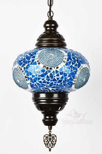 Turkish Pendant Light Multi Circle Turquoise B4 Lighting Sydney Grand Bazaar 