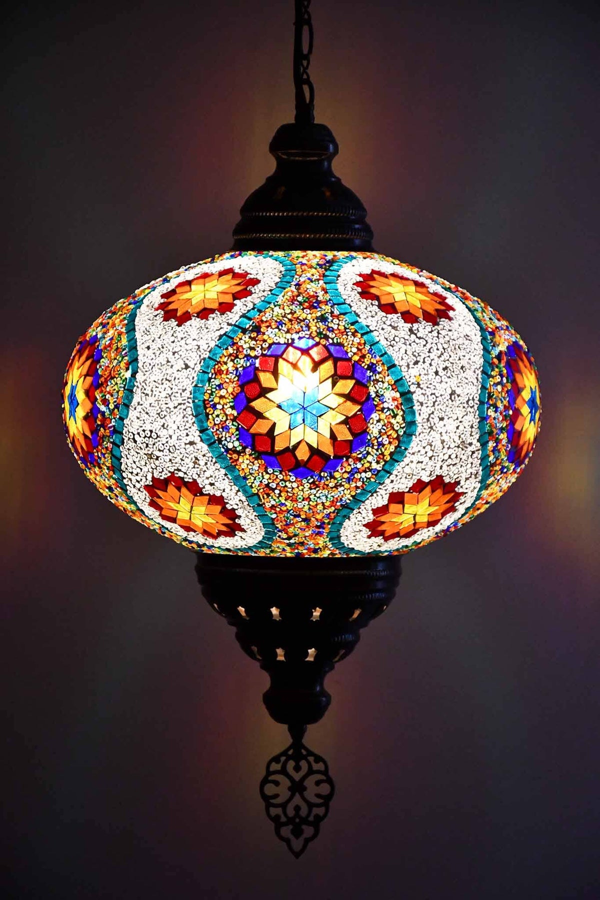 Turkish Pendant Light Multi Star Beads B5 Lighting Sydney Grand Bazaar 