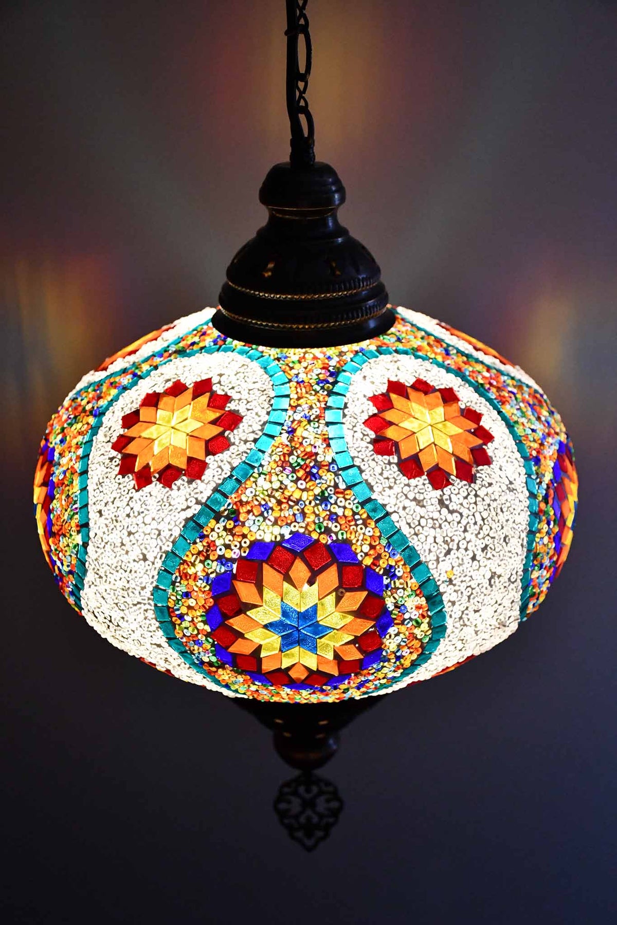 Turkish Pendant Light Multi Star Beads B5 Lighting Sydney Grand Bazaar 