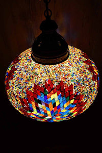 Turkish Pendant Light Multicoloured Red Star B5 Lighting Sydney Grand Bazaar 