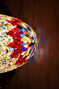 Turkish Pendant Light Multicoloured Red Star B5 Lighting Sydney Grand Bazaar 