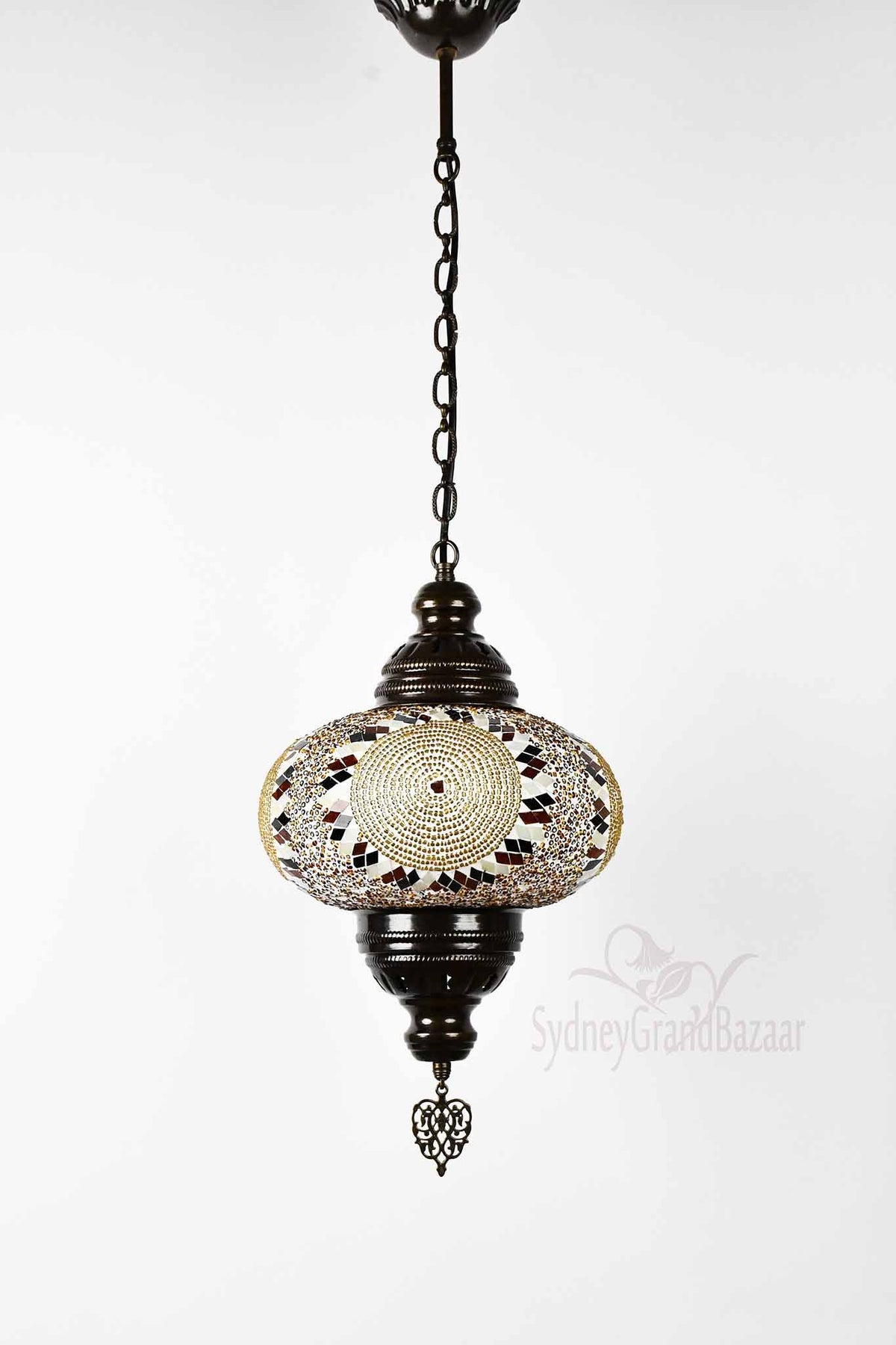 Turkish Pendant Light Star Circle Brown B4 Lighting Sydney Grand Bazaar 