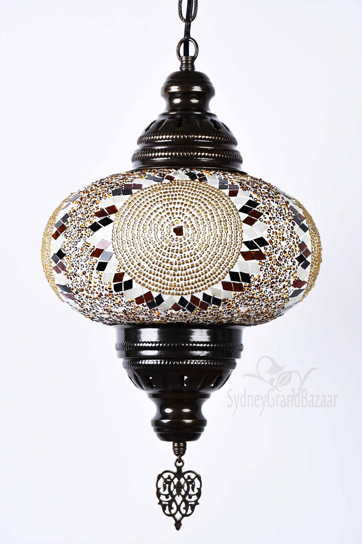 Turkish Pendant Light Star Circle Brown B4 Lighting Sydney Grand Bazaar 