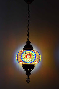 Turkish Pendant Light Star Rainbow Colour B4 Lighting Sydney Grand Bazaar 