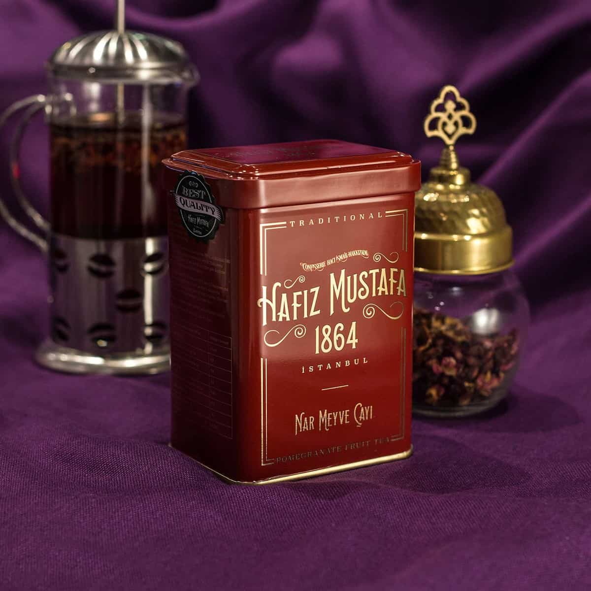 Turkish Pomegranate Tea Loose Leaf Turkish Pantry Hafiz Mustafa 