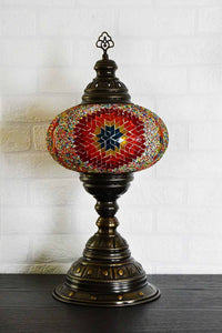 Turkish Table Lamp Large Multicoloured Star Beads Lighting Sydney Grand Bazaar 