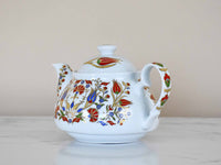 Turkish Teapot Iznik Flower Design 3 Ceramic Sydney Grand Bazaar 