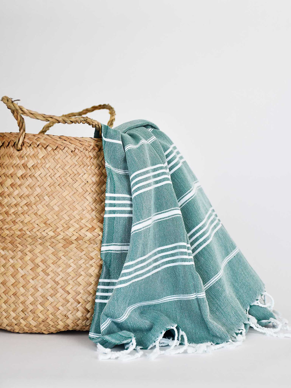 Turkish Towel Classic Striped Grass Green Turkish Towel Sydney Grand Bazaar 