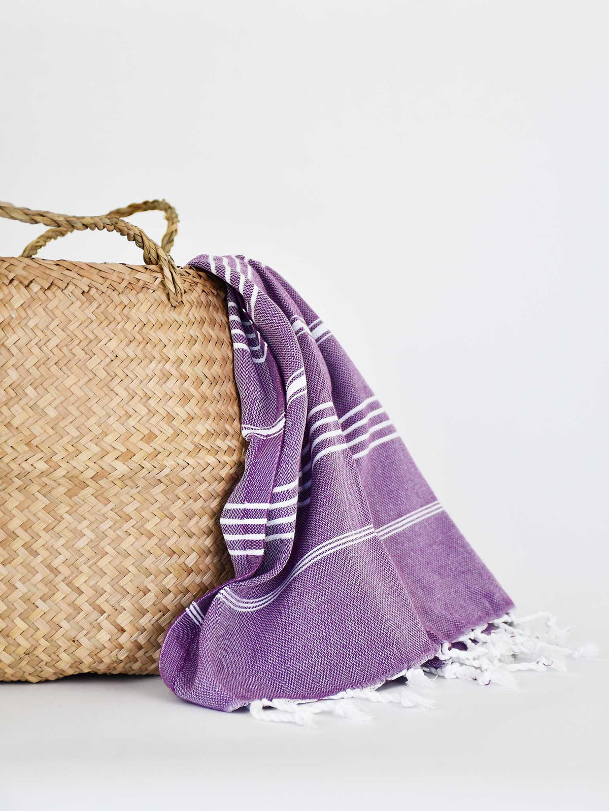 Turkish Towel Classic Striped Purple Turkish Towel Sydney Grand Bazaar 