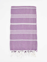 Turkish Towel Classic Striped Purple Turkish Towel Sydney Grand Bazaar 