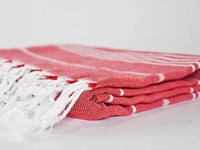 Turkish Towel Classic Striped Red Turkish Towel Sydney Grand Bazaar 