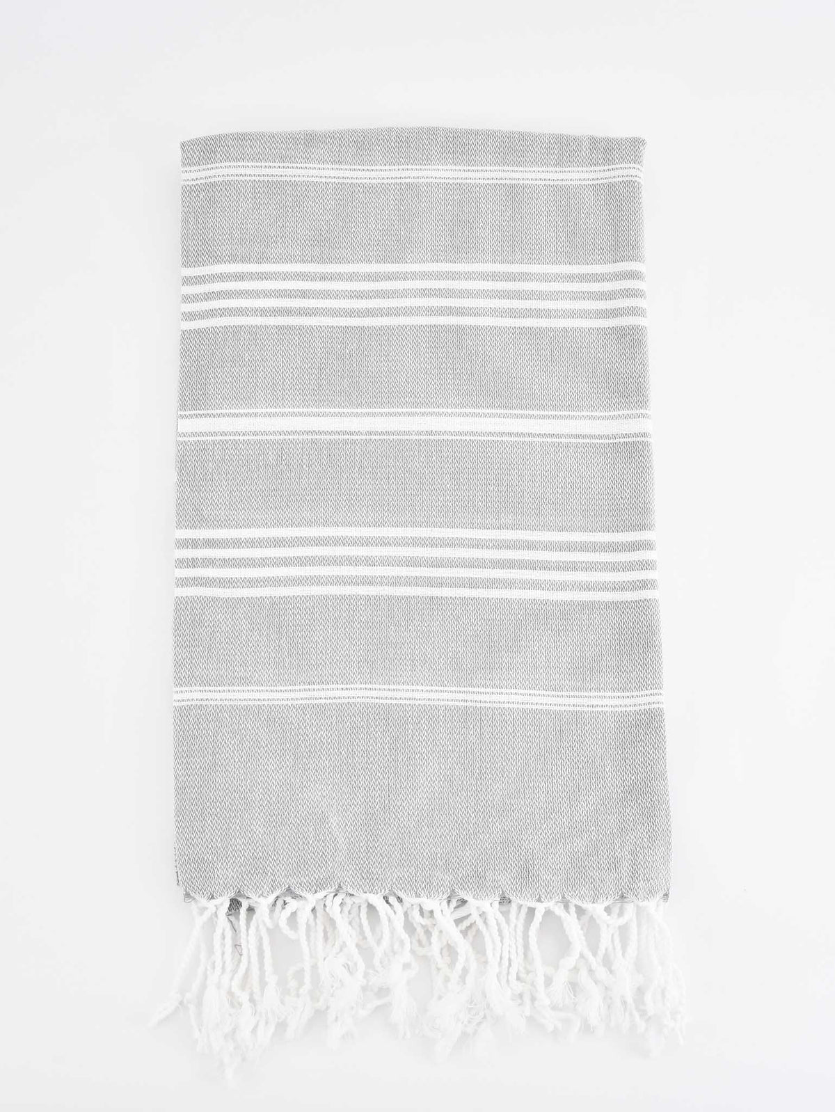 Turkish Towel Classic Striped Smokey Grey Turkish Towel Sydney Grand Bazaar 