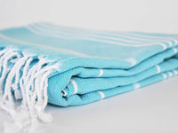 Turkish Towel Classic Striped Turquoise Green Turkish Towel Sydney Grand Bazaar 