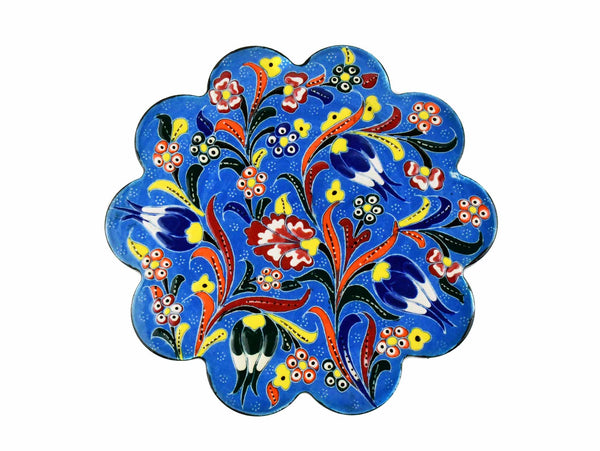 Turkish Trivet Flower Collection Light Blue Ceramic Sydney Grand Bazaar 5 