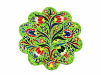 Turkish Trivet Flower Collection Light Green Ceramic Sydney Grand Bazaar 14 