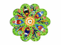 Turkish Trivet Flower Collection Light Green Ceramic Sydney Grand Bazaar 5 