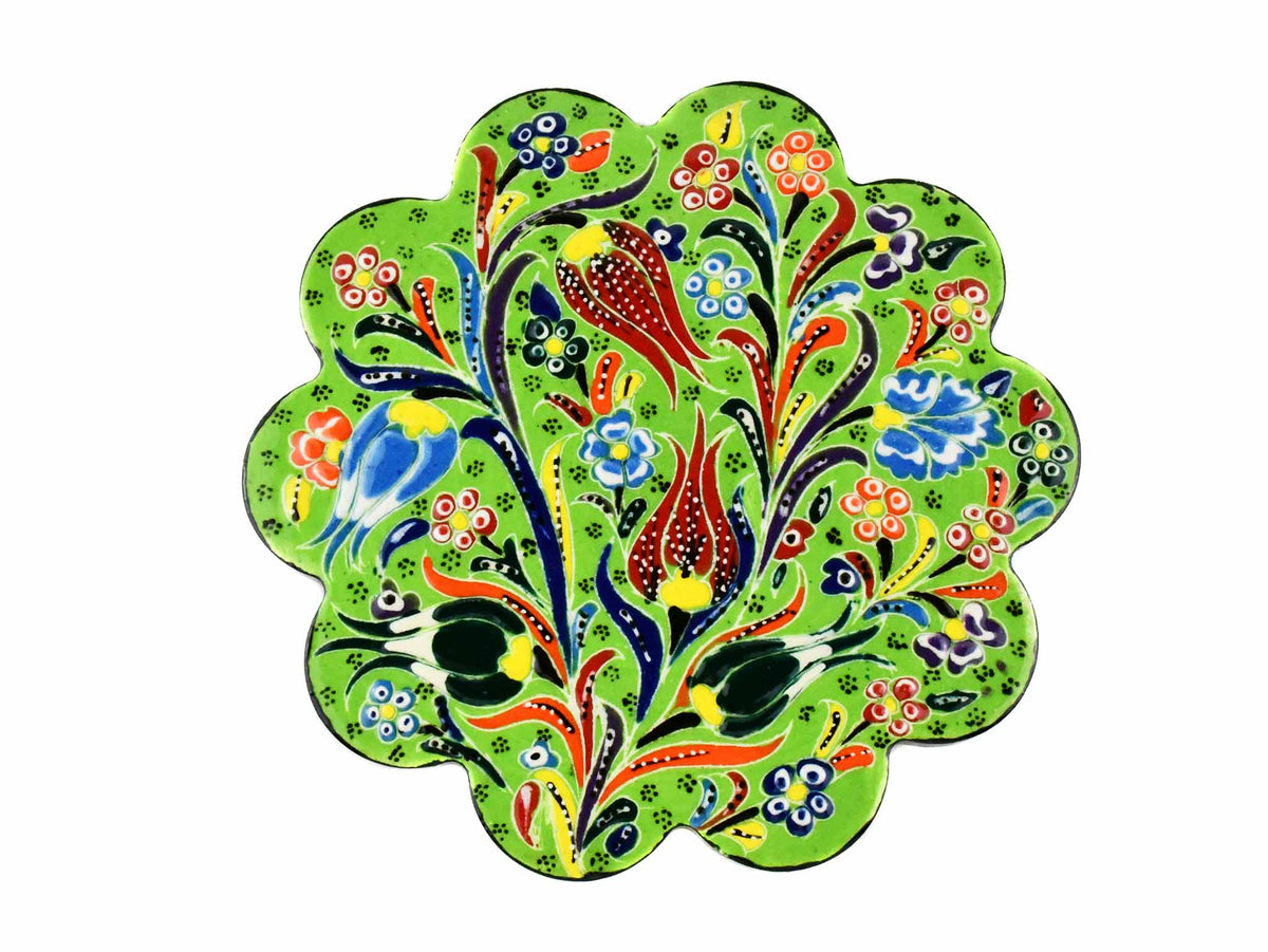 Turkish Trivet Flower Collection Light Green Ceramic Sydney Grand Bazaar 8 