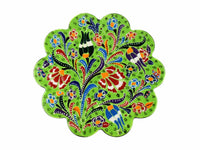 Turkish Trivet Flower Collection Light Green Ceramic Sydney Grand Bazaar 13 