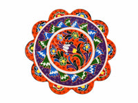 Turkish Trivet Flower Collection Orange Ceramic Sydney Grand Bazaar 14 