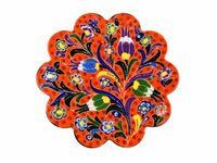 Turkish Trivet Flower Collection Orange Ceramic Sydney Grand Bazaar 9 