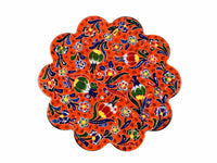 Turkish Trivet Flower Collection Orange Ceramic Sydney Grand Bazaar 11 