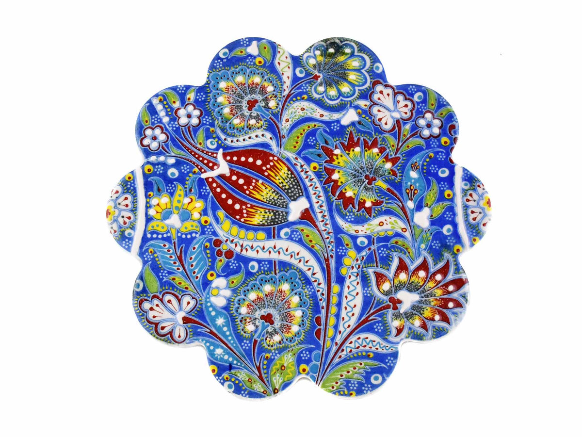 Turkish Trivet Ottoman Flower Collection Blue Ceramic Sydney Grand Bazaar 1 